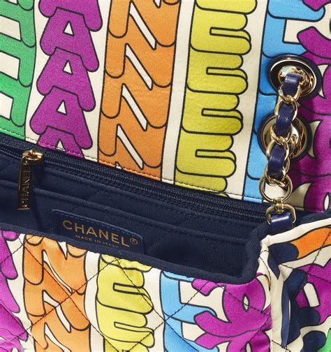 chanel rainbow chain bag